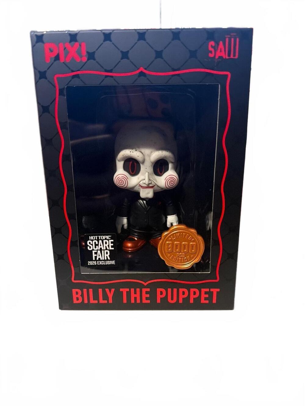 PIX! Saw Billy The Puppet Collectible Figure - Hot Topic Scare Fair 2026